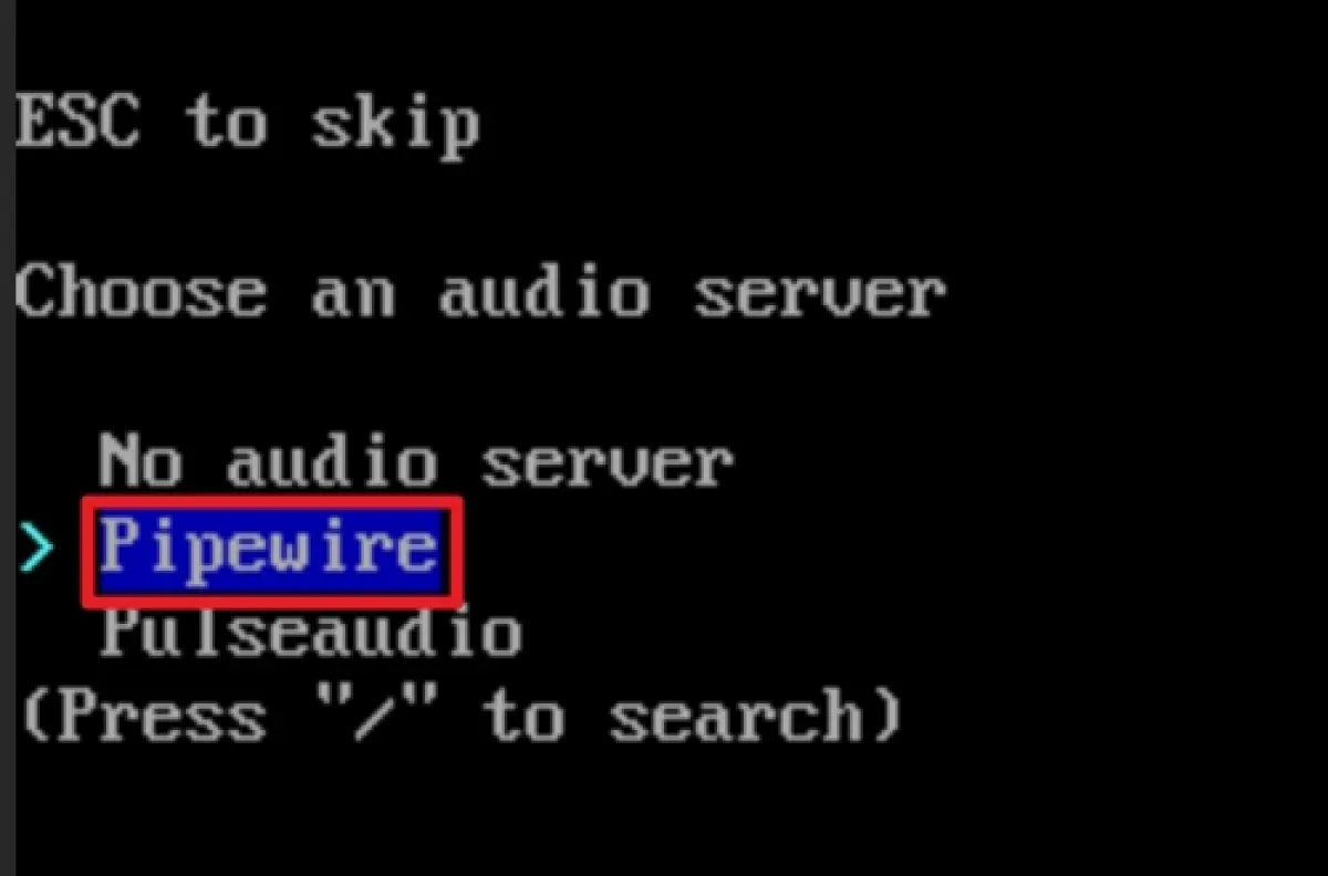 使用 archinstall 腳本,快速搞定 Arch Linux 安裝!簡單又高效的安裝方法! 23 archinstall audio