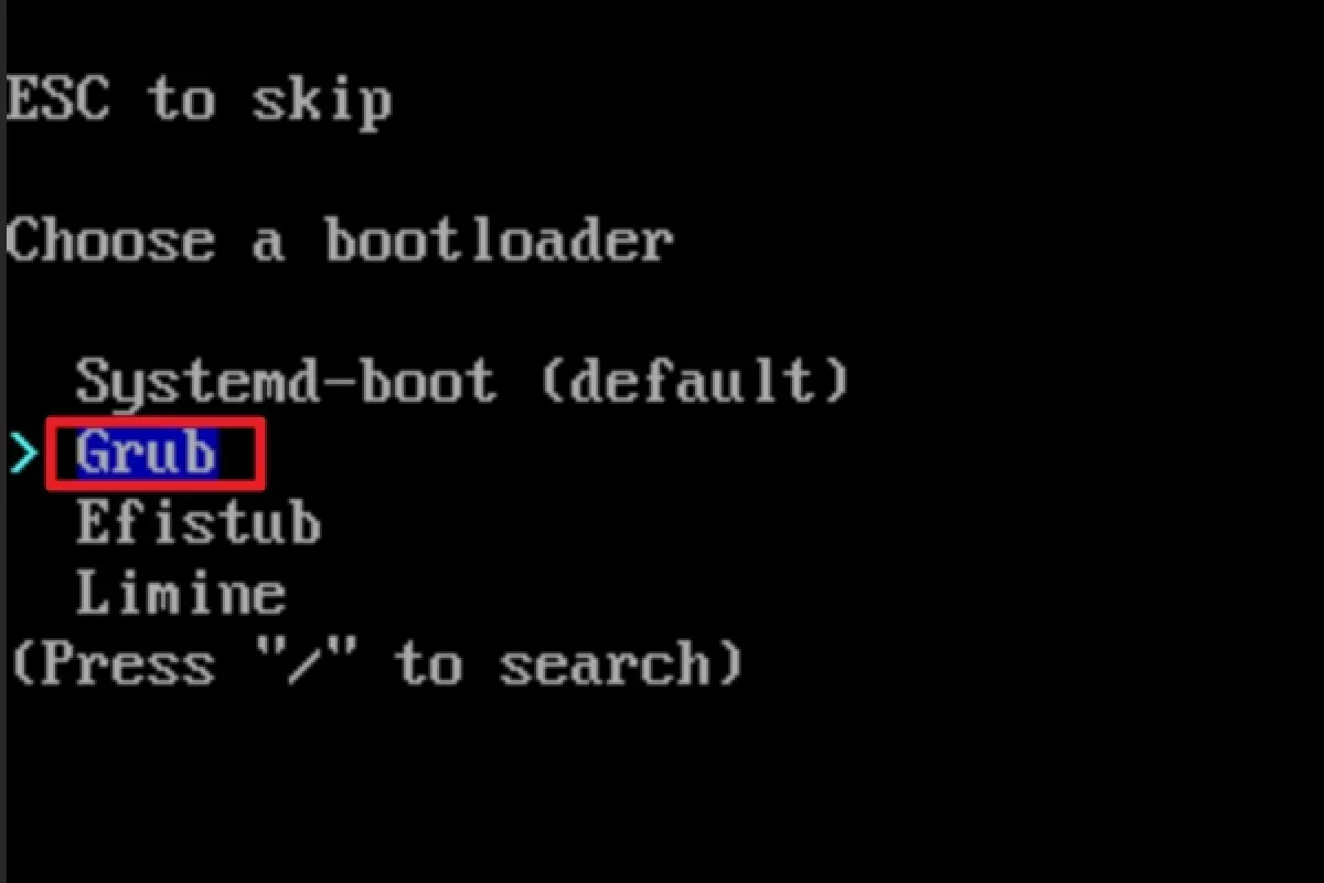 使用 archinstall 腳本,快速搞定 Arch Linux 安裝!簡單又高效的安裝方法! 15 archinstall bootloader