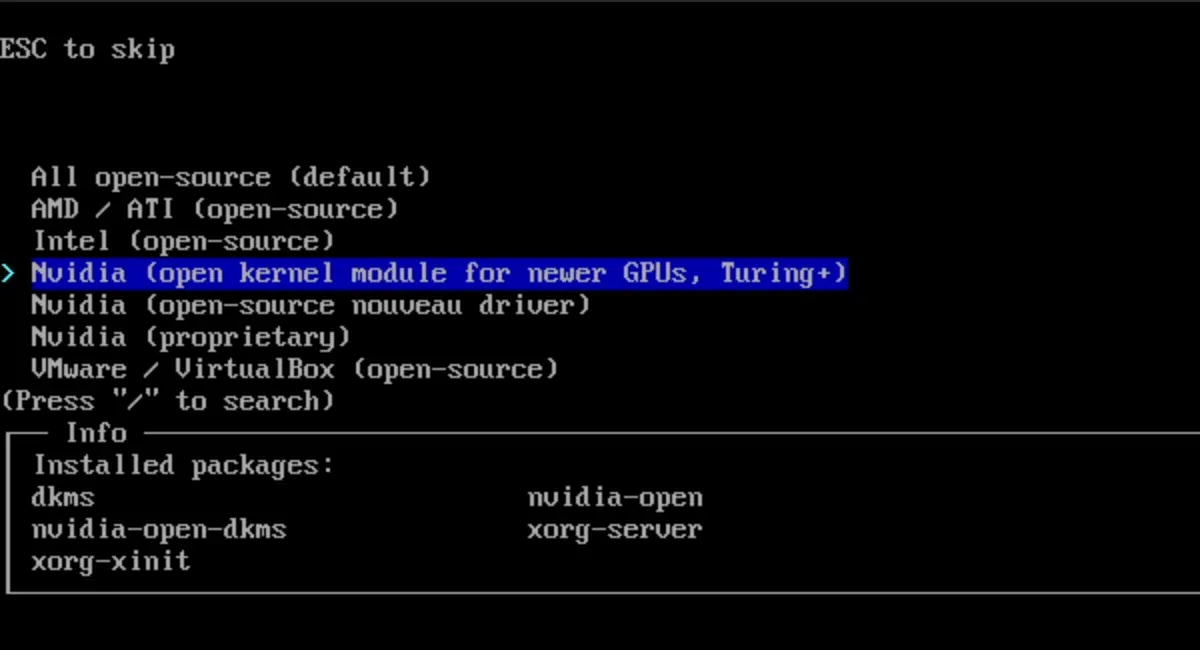 使用 archinstall 腳本,快速搞定 Arch Linux 安裝!簡單又高效的安裝方法! 22 archinstall profile02