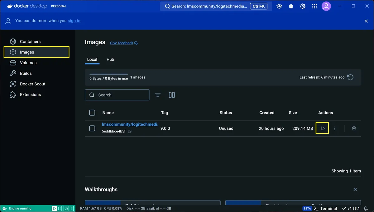 從入門到應用:用 Logitech Media Server 打造你的專屬音樂庫(3 種安裝方式) 23 docker 08