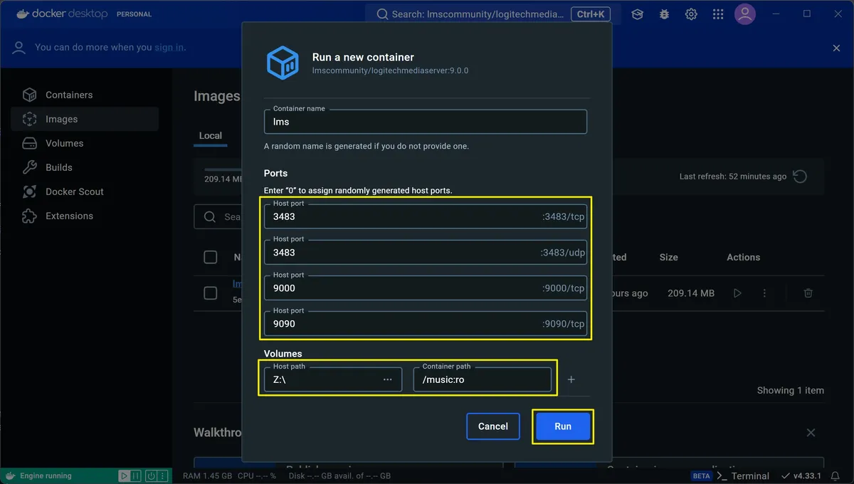 從入門到應用:用 Logitech Media Server 打造你的專屬音樂庫(3 種安裝方式) 24 docker 09
