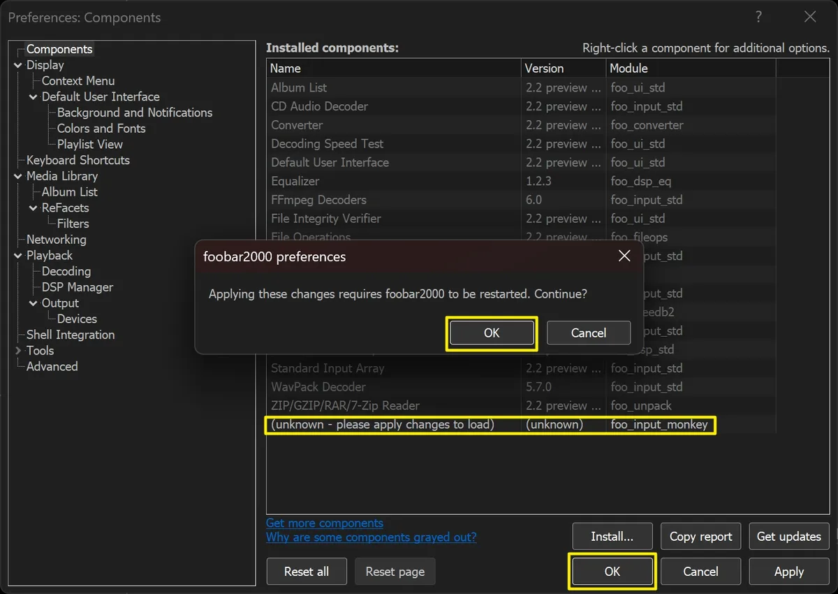 foobar2000 設定教學!Windows系統體驗最佳音質的必備音樂播放軟體! 16 foobar2000 components install 02