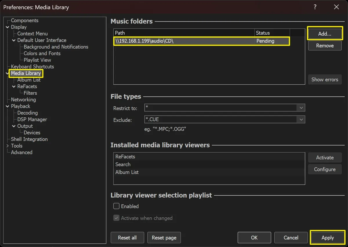 foobar2000 設定教學!Windows系統體驗最佳音質的必備音樂播放軟體! 19 foobar2000 media libary 01