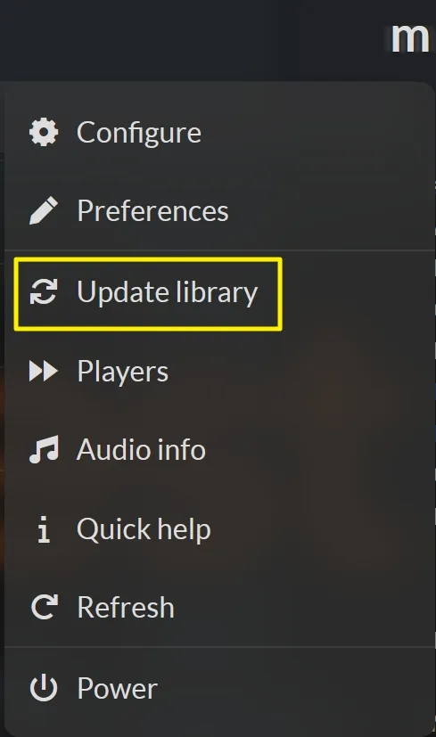 moode config library 05