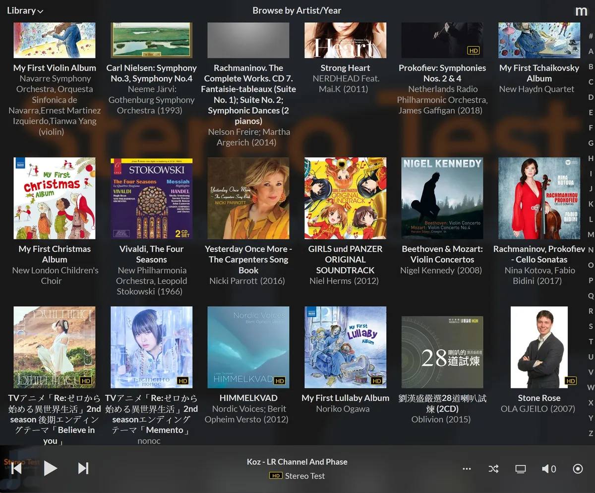 moode config library 06