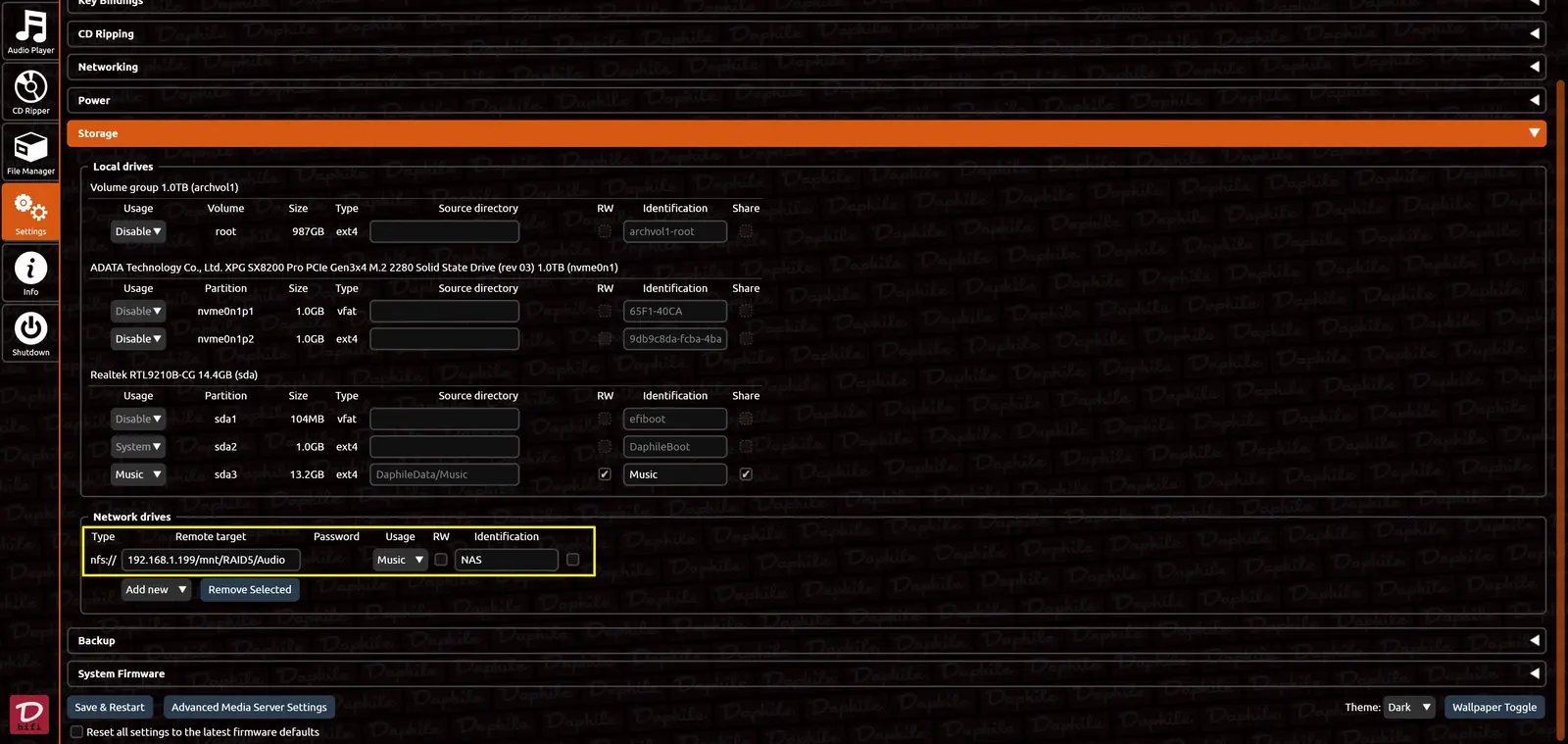 tool tutorial daphile system installation and setup 16
