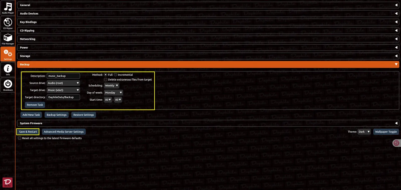 tool tutorial daphile system installation and setup 23