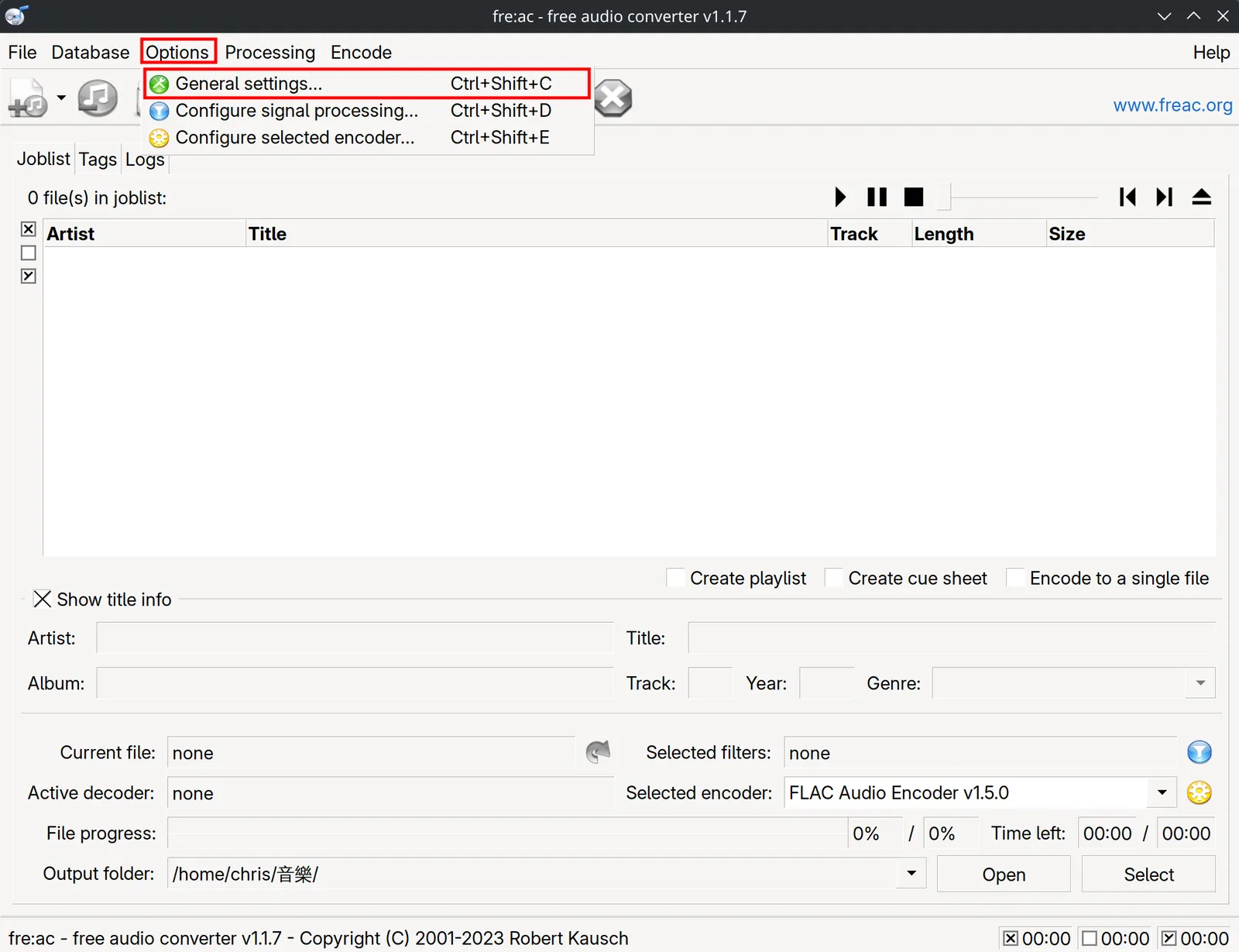fre:ac(freac)教學!音樂轉檔教學,教你在 Linux 桌面,把音樂 CD 轉 Flac 無損音樂! 2 tool tutorial freac cd lossless conversion tutorial 01