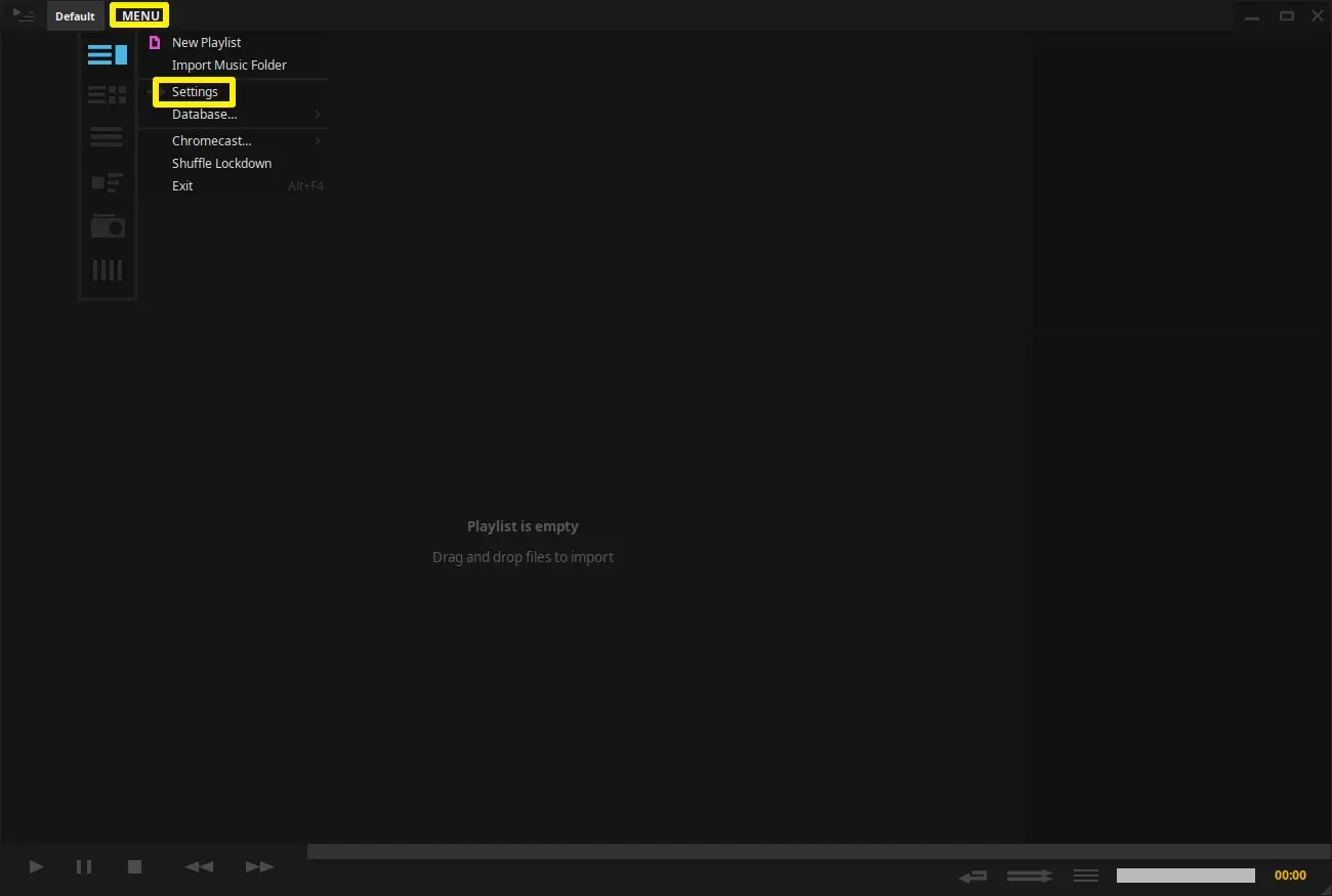 tool tutorial play music linux with tauonmusicbox 01